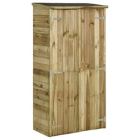 Capanno Attrezzi da Giardino in Legno di Pino 85x48x177cm cod mxl 65902