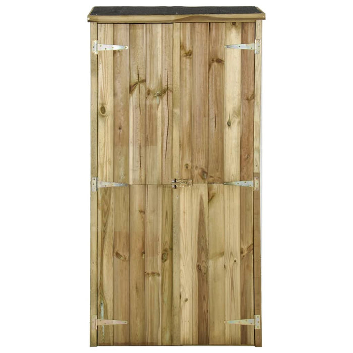 Capanno Attrezzi da Giardino in Legno di Pino 85x48x177cm cod mxl 65902