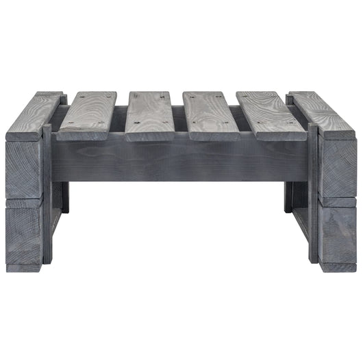 Ottomana da Giardino in Pallet in Legno Grigiocod mxl 73029