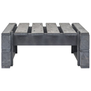 Ottomana da Giardino in Pallet in Legno Grigio 44696