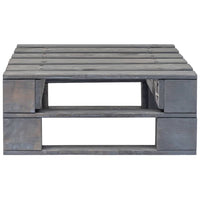 Ottomana da Giardino in Pallet in Legno Grigiocod mxl 73029