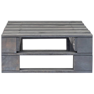 Ottomana da Giardino in Pallet in Legno Grigiocod mxl 73029