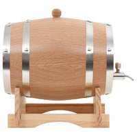 Barilotto di vino con Spina in Legno Massello di Rovere 6 L cod mxl 59911