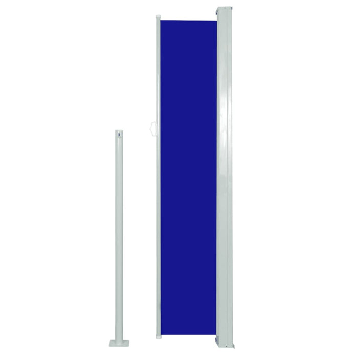 Tenda da Sole Laterale Retrattile 160 x 500 cm Blu 45462