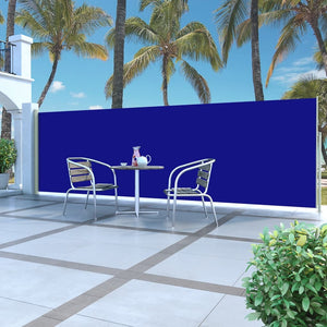 Tenda da Sole Laterale Retrattile 160 x 500 cm Blu cod mxl 21563