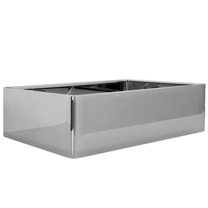 Lavandino 41x30x12 cm in Ceramica Argento cod mxl 54278