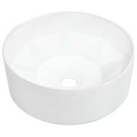 Lavandino 36x14 cm in Ceramica Bianco cod mxl 43913