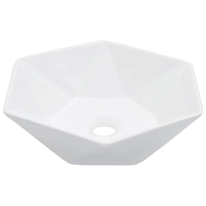 Lavandino 41x36,5x12 cm in Ceramica Bianco cod mxl 40129