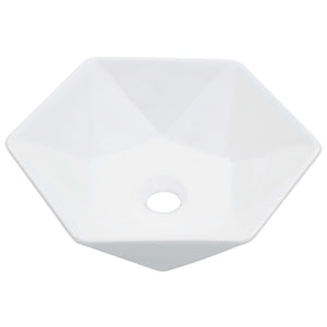 Lavandino 41x36,5x12 cm in Ceramica Bianco cod mxl 40129
