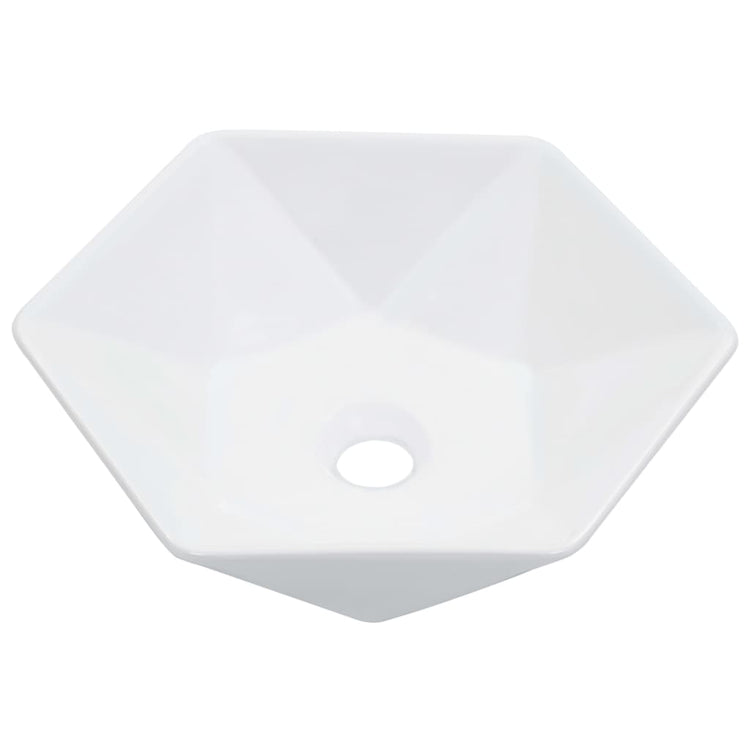 Lavandino 41x36,5x12 cm in Ceramica Bianco cod mxl 40129