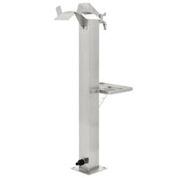 Fontanella a Colonna in Acciaio Inossidabile Quadrata 95 cm cod mxl 53136