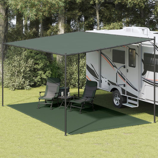 Tappeto da Tenda 300x600 cm in HDPE Verde 133644