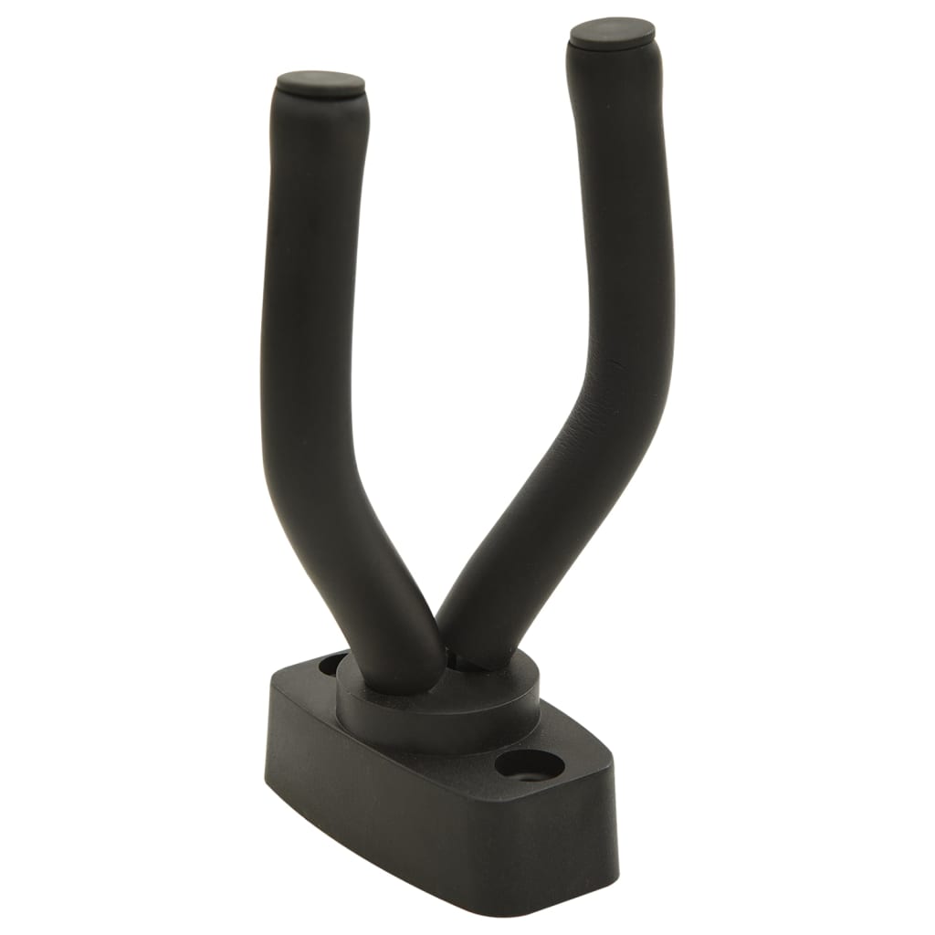 Supporti da Parete per Chitarre 6 pz in Acciaio Nero 70091