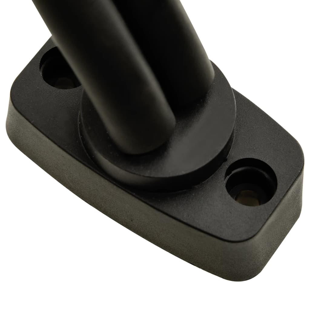 Supporti da Parete per Chitarre 6 pz in Acciaio Nero 70091