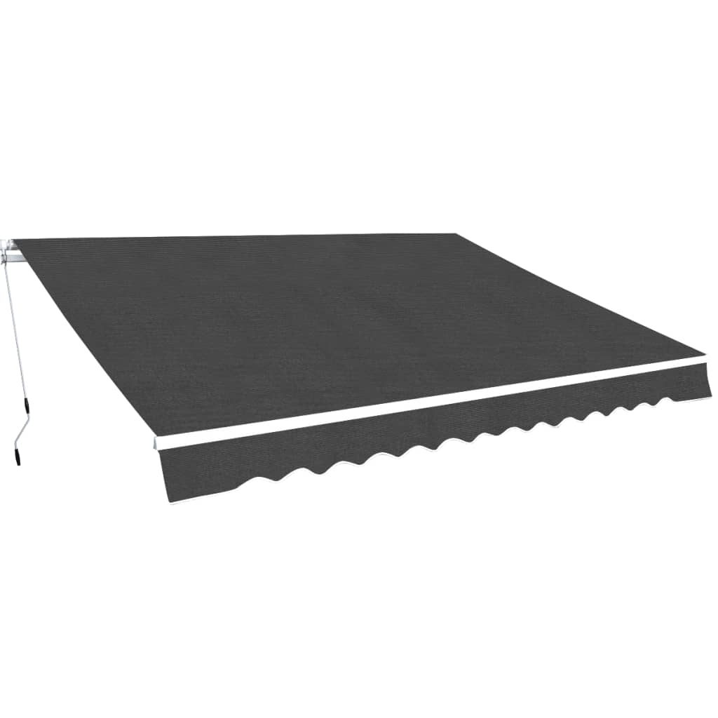 Tenda da Sole Pieghevole Manuale 450 cm Antracite 275568