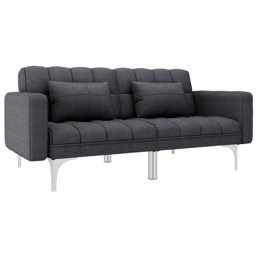 Divano Letto Grigio Scuro in Tessuto cod mxl 9985