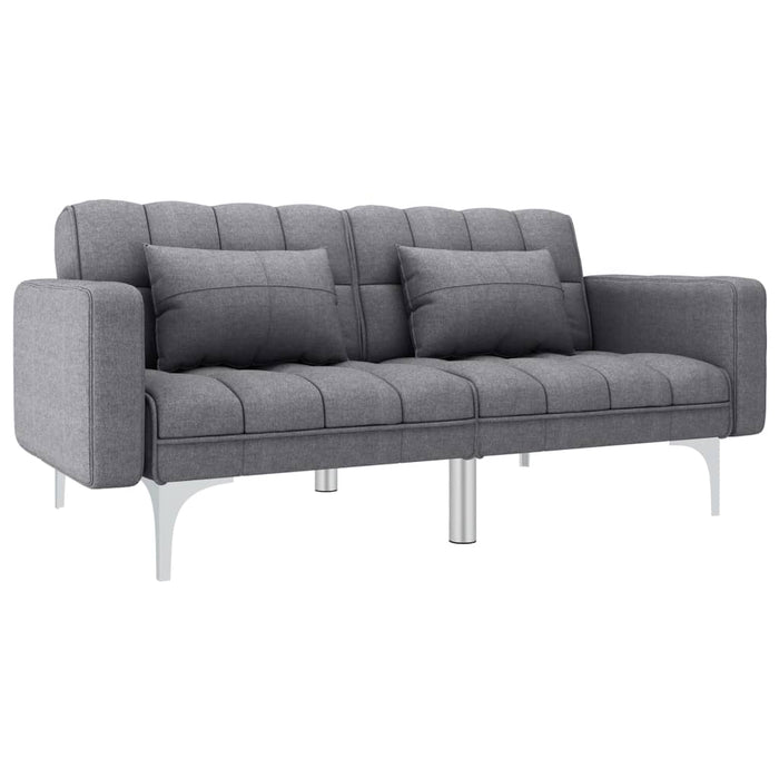 Divano Letto Grigio Chiaro in Tessuto cod mxl 13292