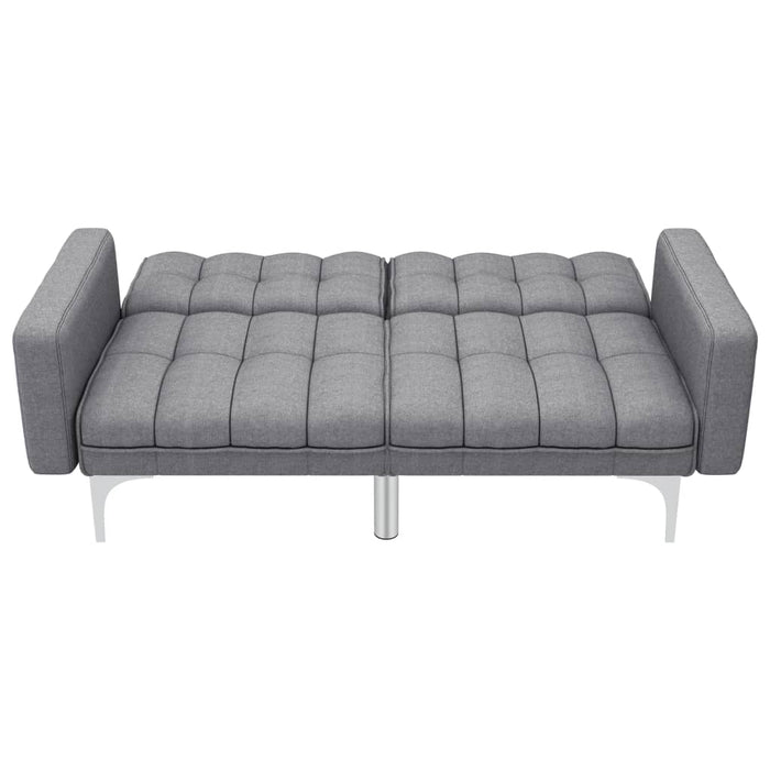 Divano Letto Grigio Chiaro in Tessuto cod mxl 13292