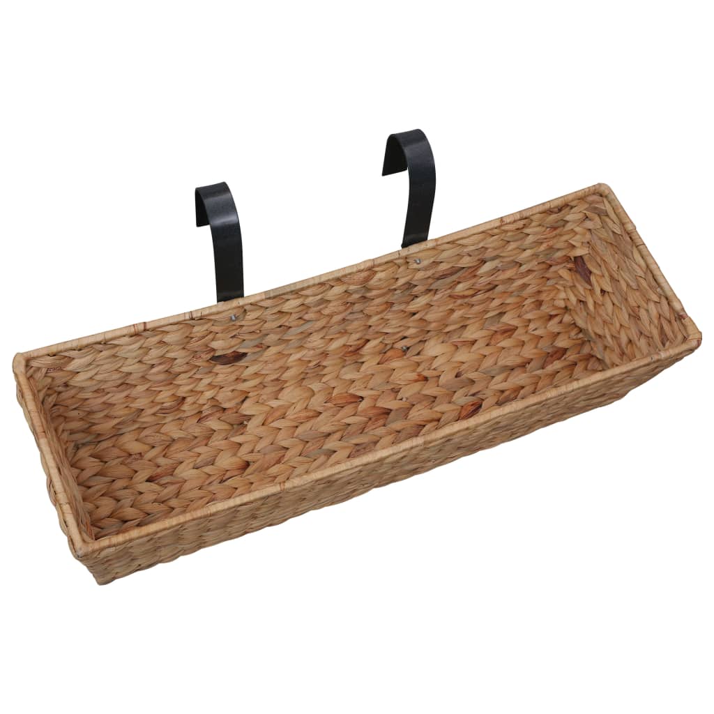 Fioriere da Giardino 2 pz in Giacinto Intrecciato 45577