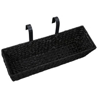 Fioriere da Giardino 2 pz in Giacinto Intrecciato Nero  cod mxl 66630