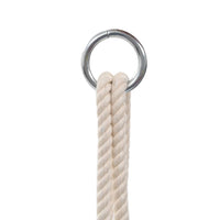 Altalena per Bambini con Cintura di Sicurezza Cotone Legno Blu 91801