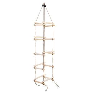 Scala di Corda per Bambini 200 cm in Legno  cod mxl 74273