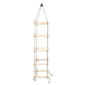 Scala di Corda per Bambini 200 cm in Legno  cod mxl 74273