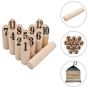 Set di Giochi in Legno Kubb Numerici 91804