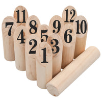 Set di Giochi in Legno Kubb Numerici 91804