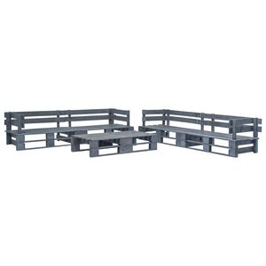 Salotto da Giardino in Pallet con Cuscini Sabbia 6 pz in Legno 275329