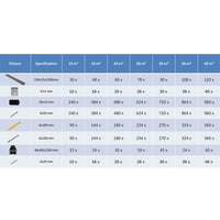 Pavimento Esterni in WPC Cavo Accessori 36m² 2,2m Marrone Scuro 275723