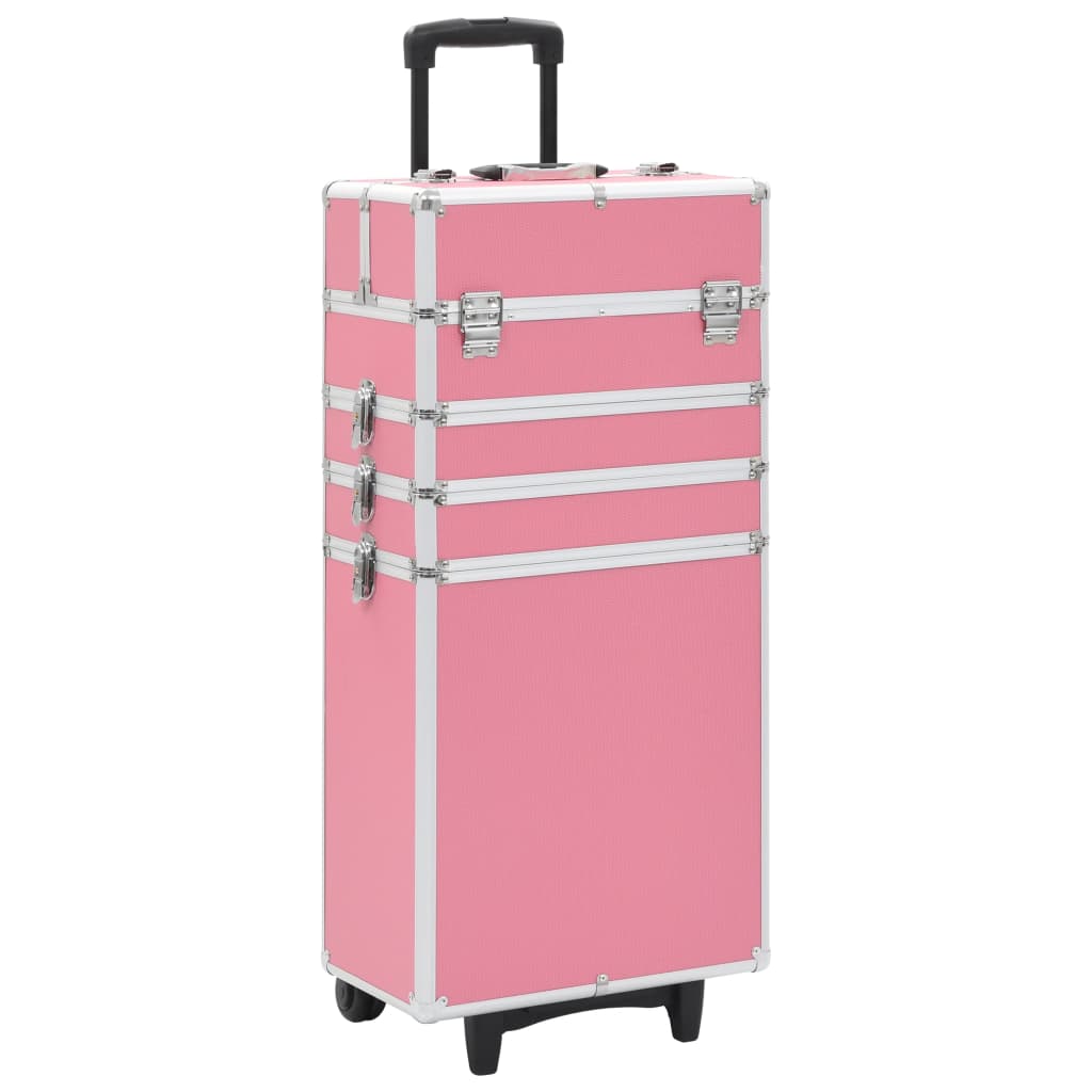 Valigia Trolley per Cosmetici Alluminio Rosacod mxl 129327