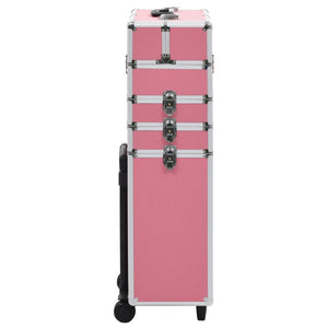 Valigia Trolley per Cosmetici Alluminio Rosacod mxl 129327