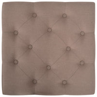 Sgabello Marrone 60x60x36 cm in Tessuto di Poliestere