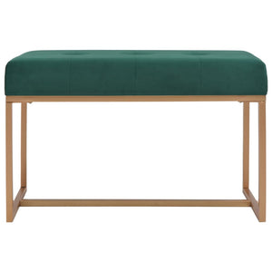 Panca 80 cm in Velluto Verde 247555