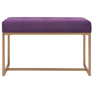 Panca 80 cm in Velluto Viola cod mxl 46122