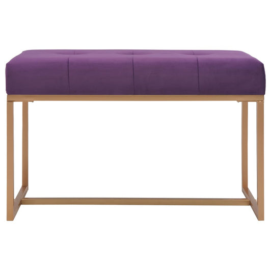 Panca 80 cm in Velluto Viola cod mxl 46122