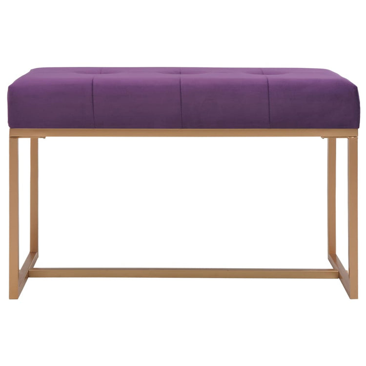 Panca 80 cm in Velluto Viola cod mxl 46122