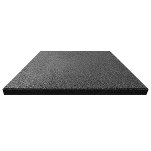 Piastrelle Anticaduta 6 pz in Gomma 50x50x3 cm Nero 91785