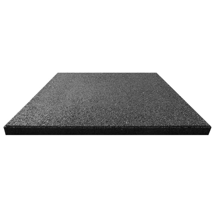 Piastrelle Anticaduta 6 pz in Gomma 50x50x3 cm Nero cod mxl 39797