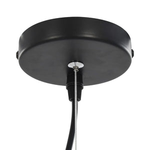 Lampadari 2 pz Nero e Oro Semi-Sferici 50 cm E27 50877