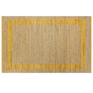 Tappeto Artigianale in Juta Giallo 120x180 cm  cod mxl 68813