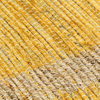 Tappeto Artigianale in Juta Giallo 120x180 cm  cod mxl 68813