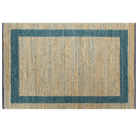 Tappeto Artigianale in Juta Blu 80x160 cm  cod mxl 66152