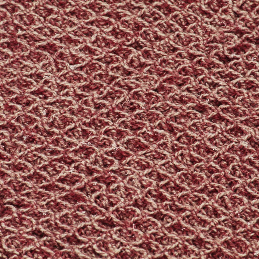 Copriletto in Cotone 125x150 cm Rosso Borgogna cod mxl 68450