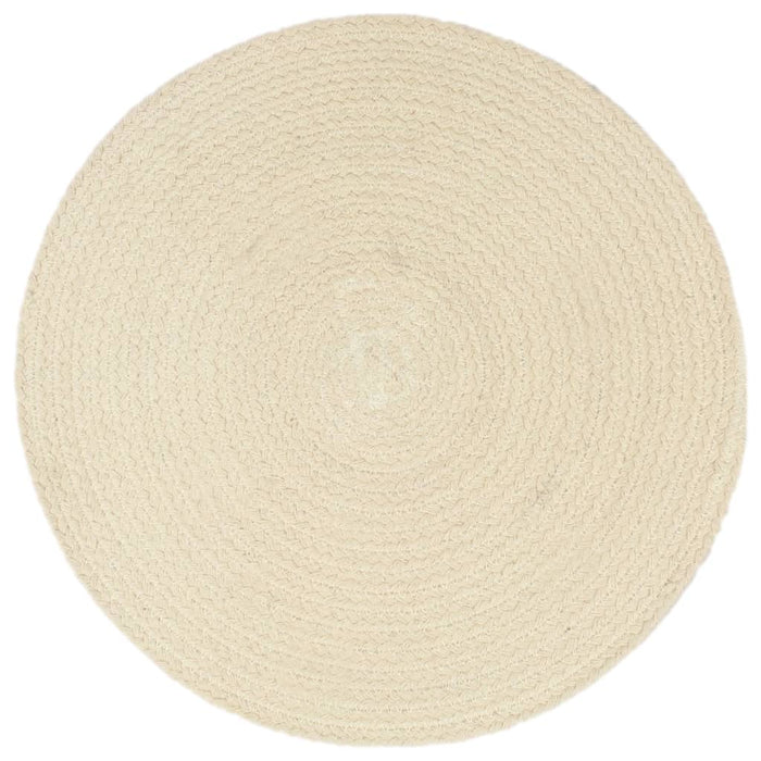 Tovagliette 6 pz Naturale Neutro 38 cm Rotonde in Cotone  cod mxl 74861