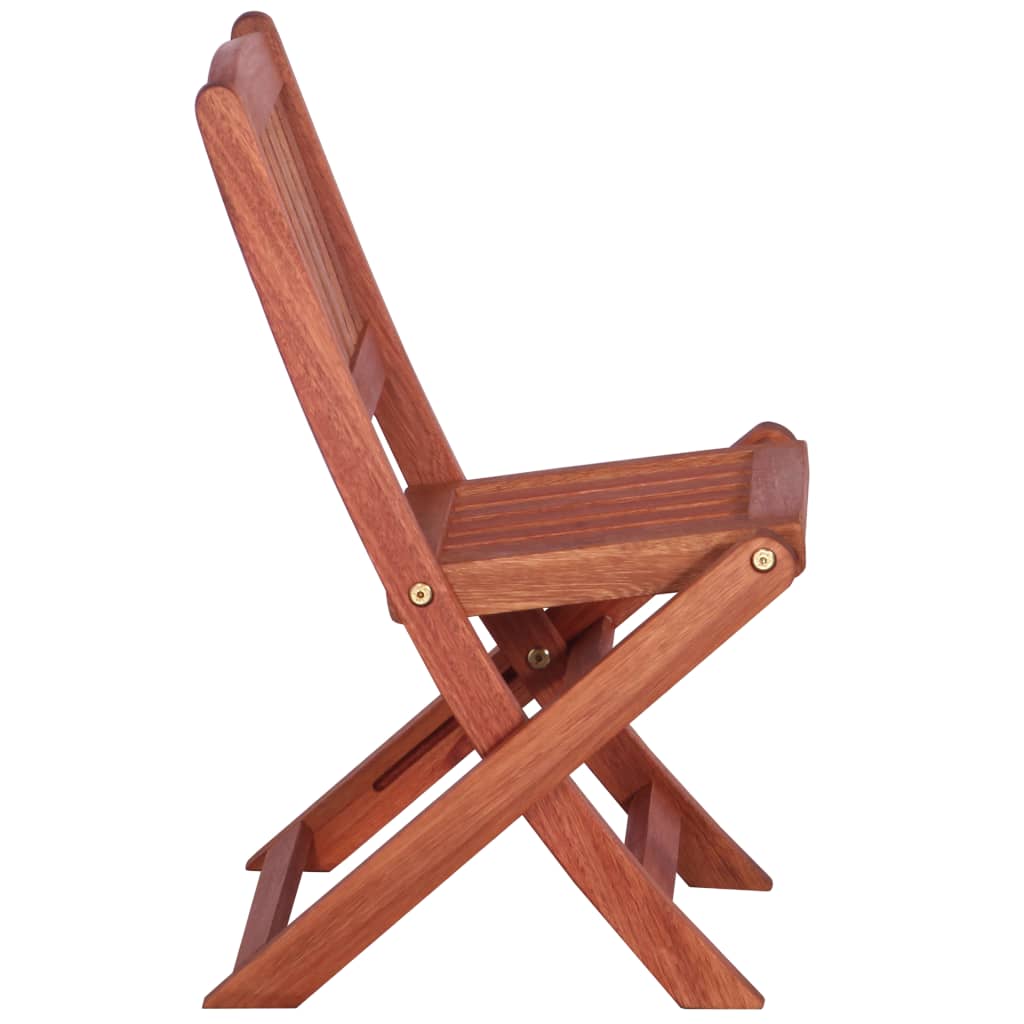 Sedie da Pranzo per Bambini 2 pz in Legno Massello di Eucalipto cod mxl 5762