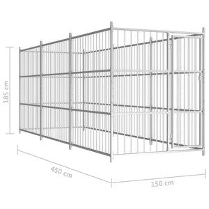 Canile da Esterno 450x150x185 cm 144622