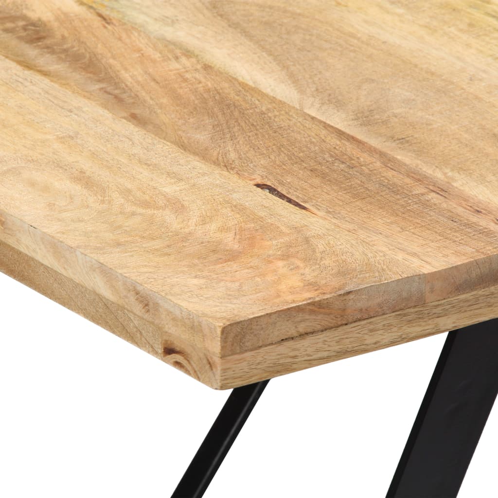 Tavolo da Pranzo 180x90x76 cm in Legno Massello di Mango  cod mxl 22595