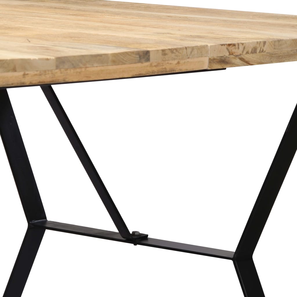 Tavolo da Pranzo 180x90x76 cm in Legno Massello di Mango  cod mxl 22595